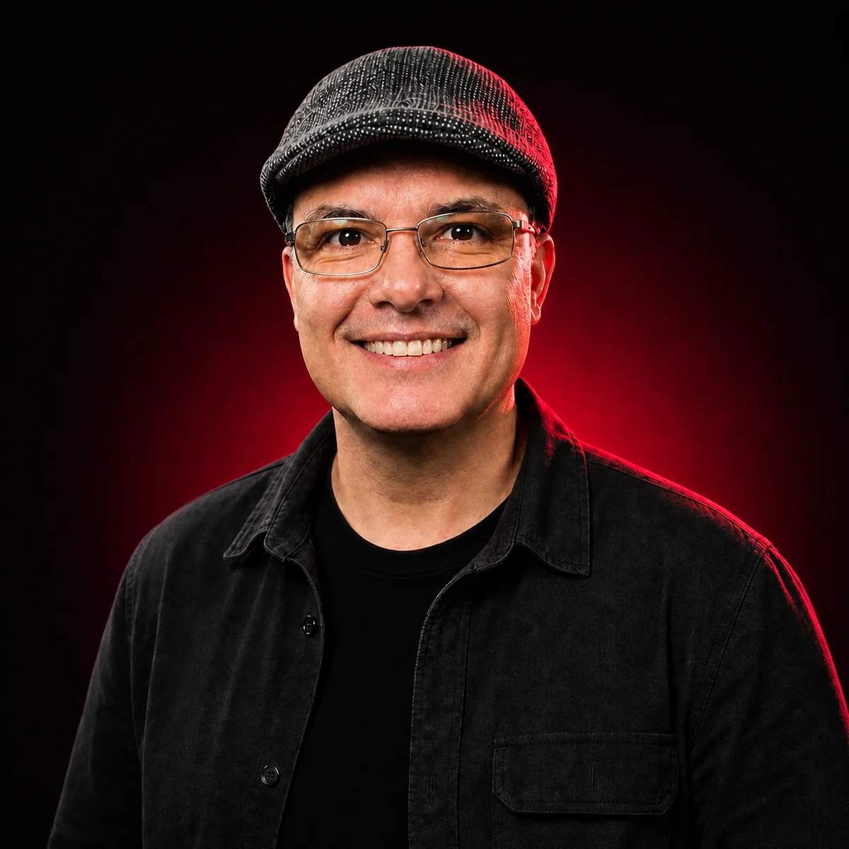 Alex Bassani sorrindo