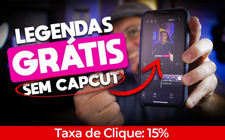 Legendas grátis sem CapCut
