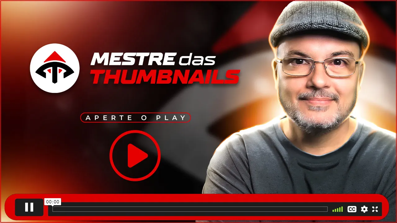 Capa do vídeo de apresentação do Mestre das Thumbnails